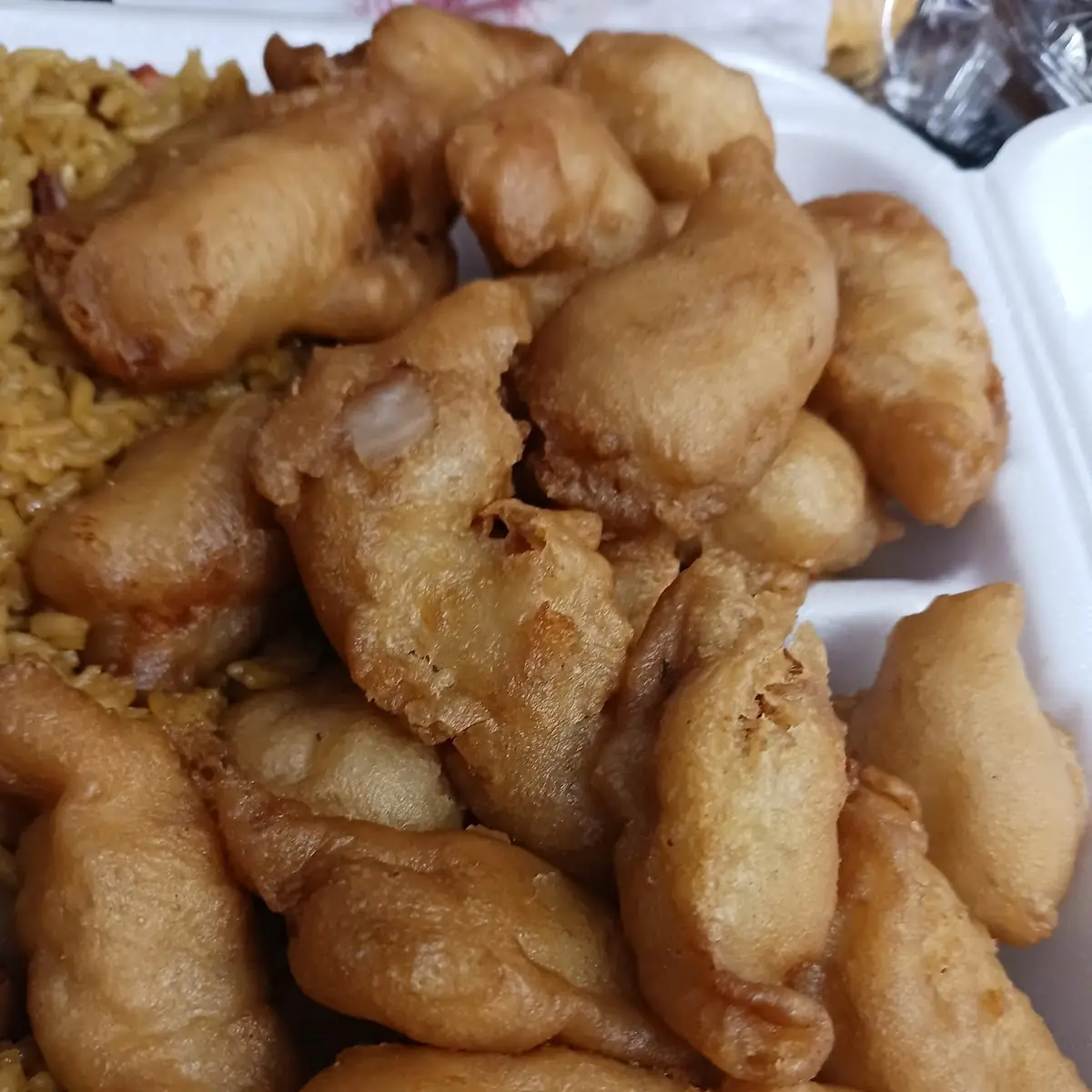 Fried Rice with Crispy Chicken
