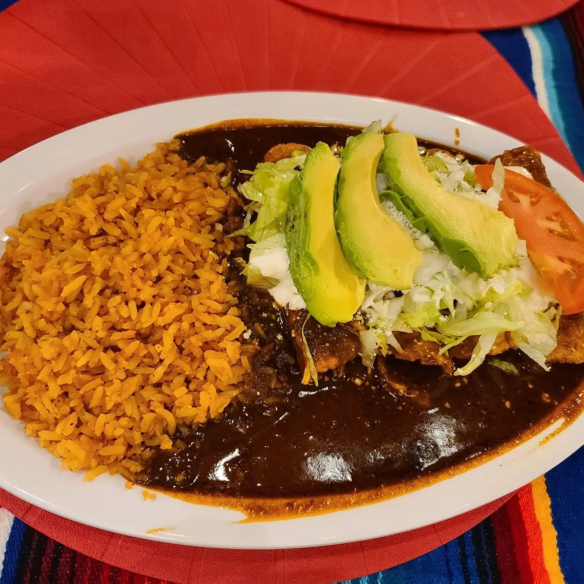 Mole Enchiladas