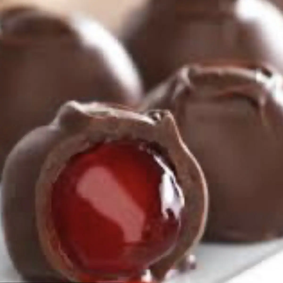 Dark Chocolate Red Covered Cherries