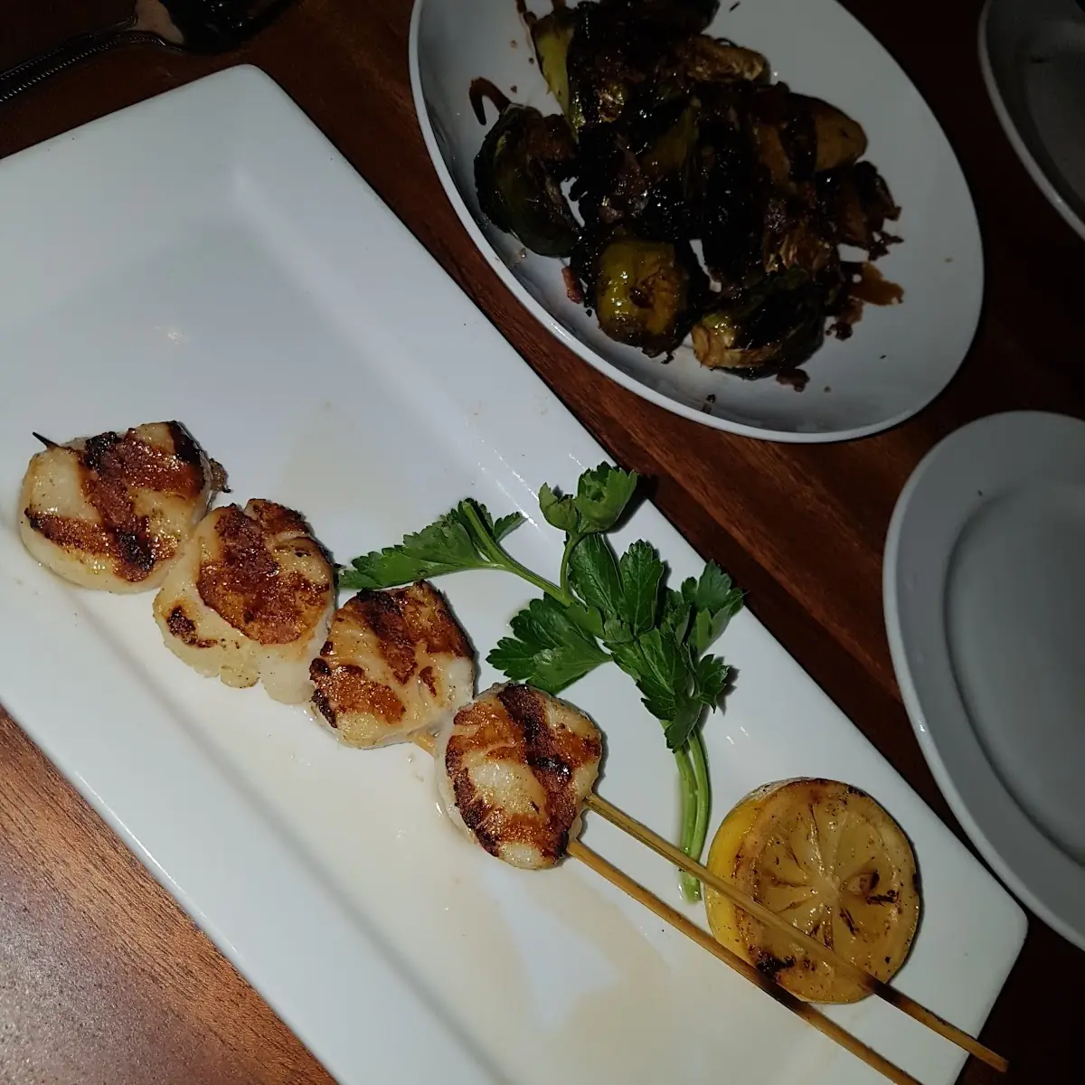 Caramelized Grilled Sea Scallops