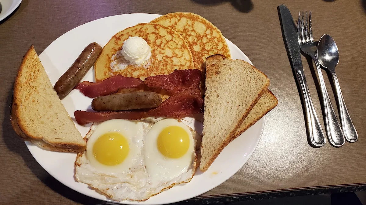Classic Double Egger with Bacon and Sourdough Toast
