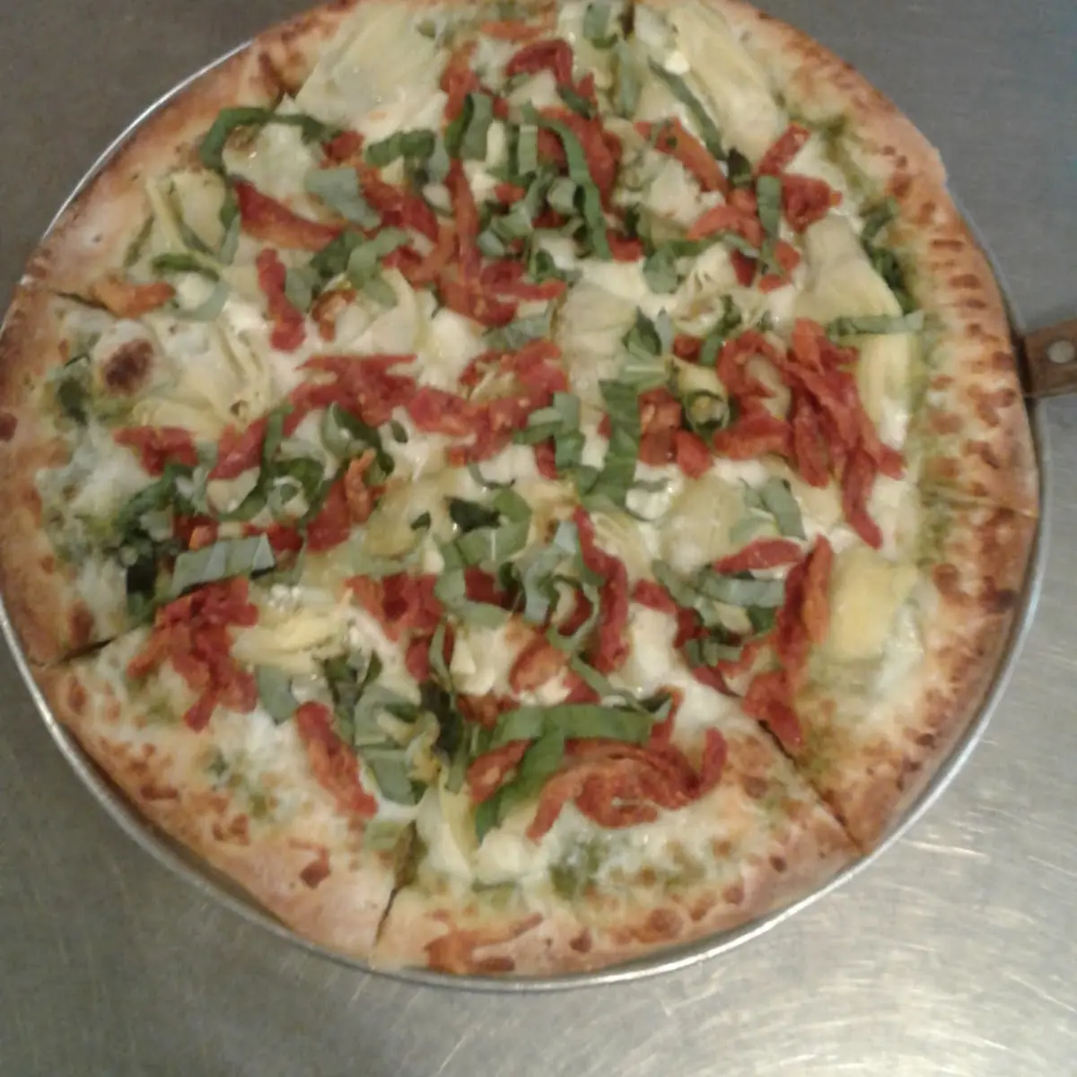 Pesto Primavera Pizza