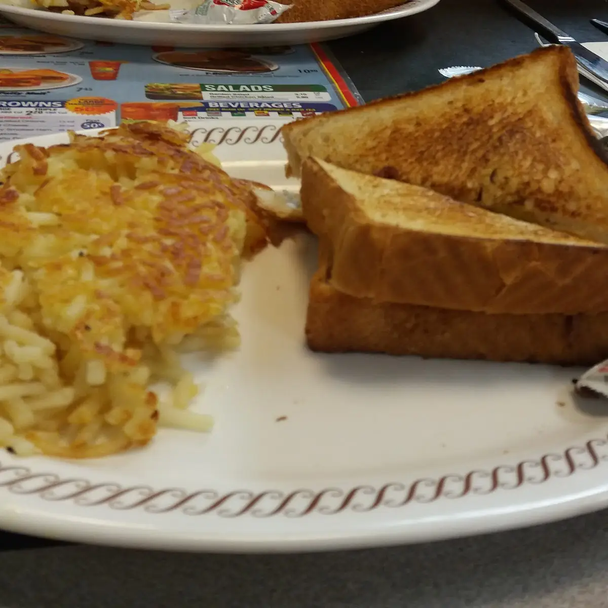 Texas Breakfast Melt with Hashbrowns