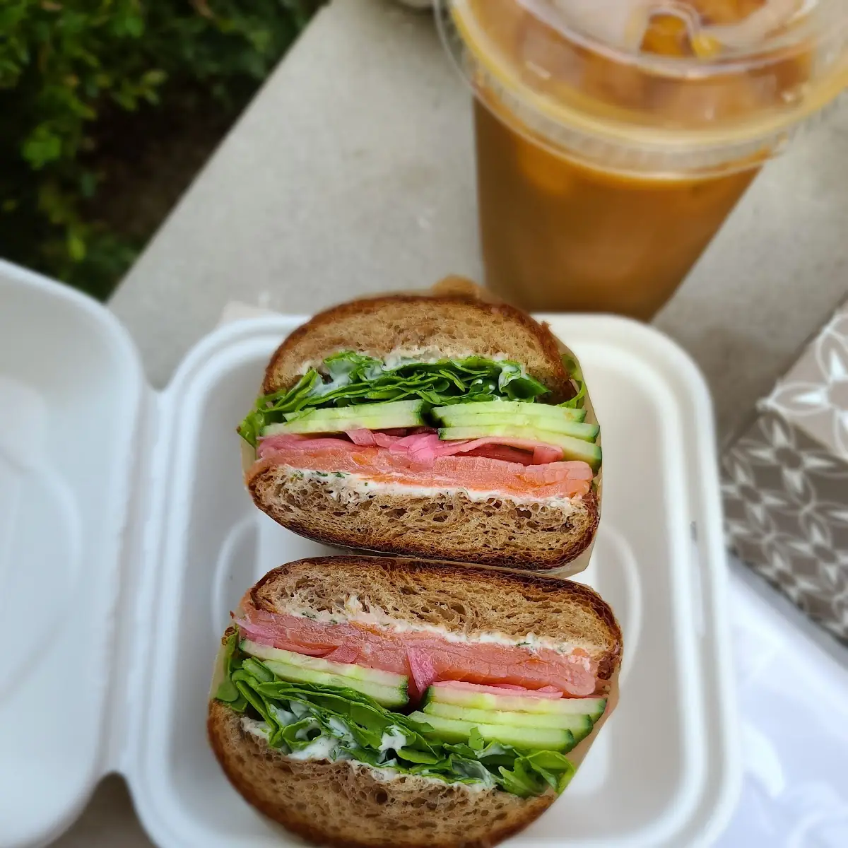 Smoked Salmon Sandwich