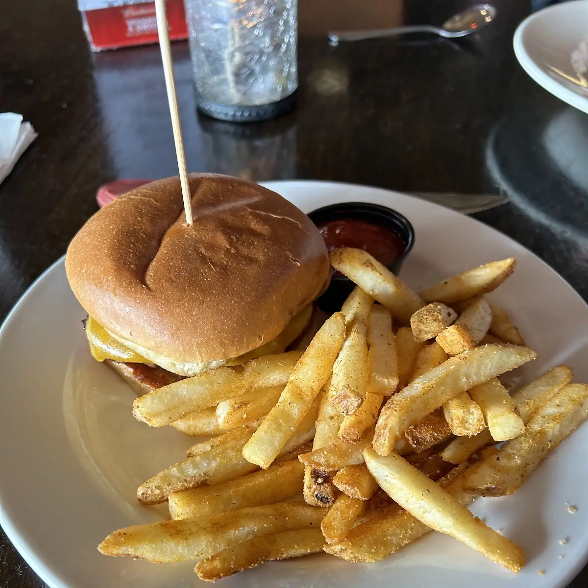 Cheeseburger and Fries
