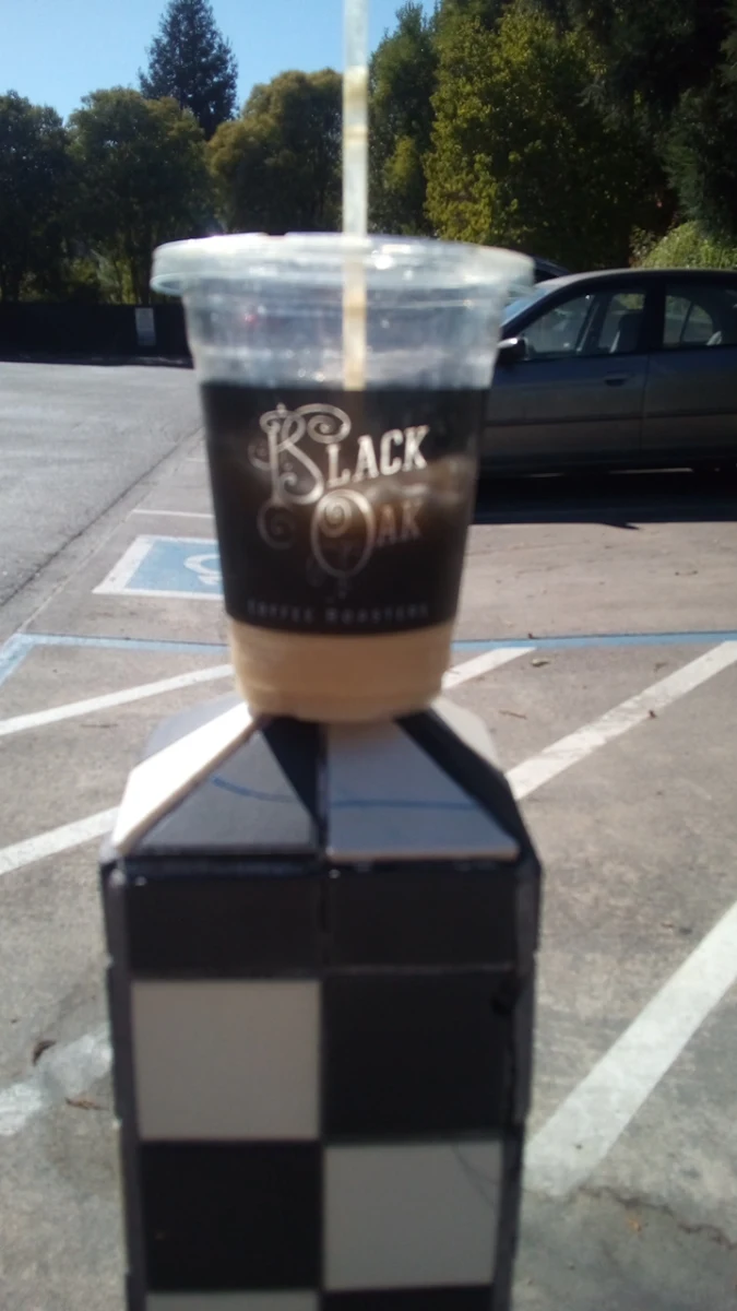An Iced Vanilla Latte