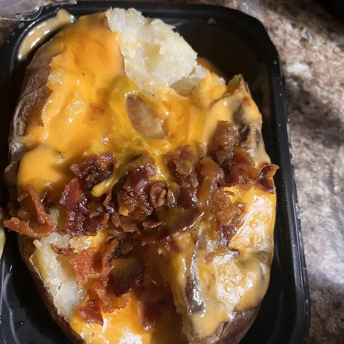 Chili & Cheese Baked Potato
