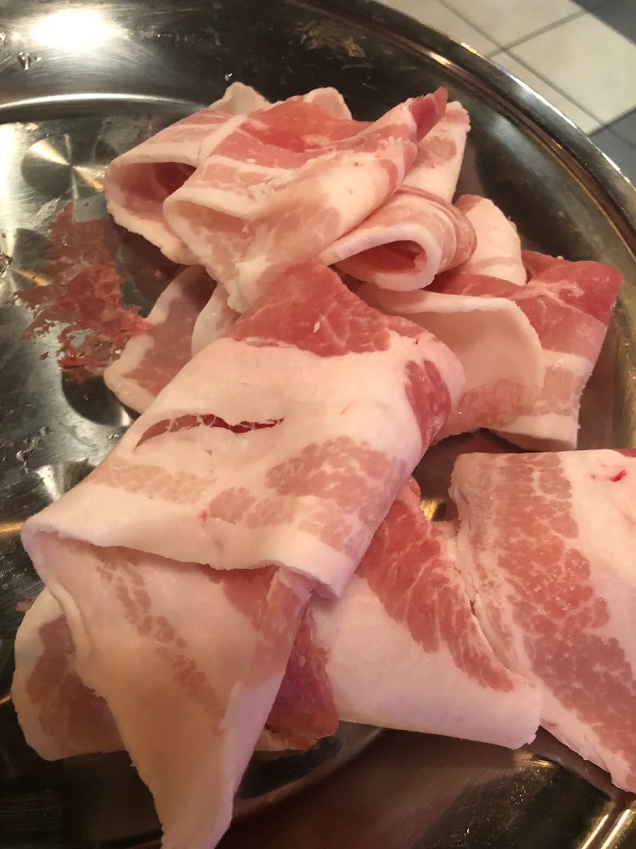 Thin Sliced Pork Belly