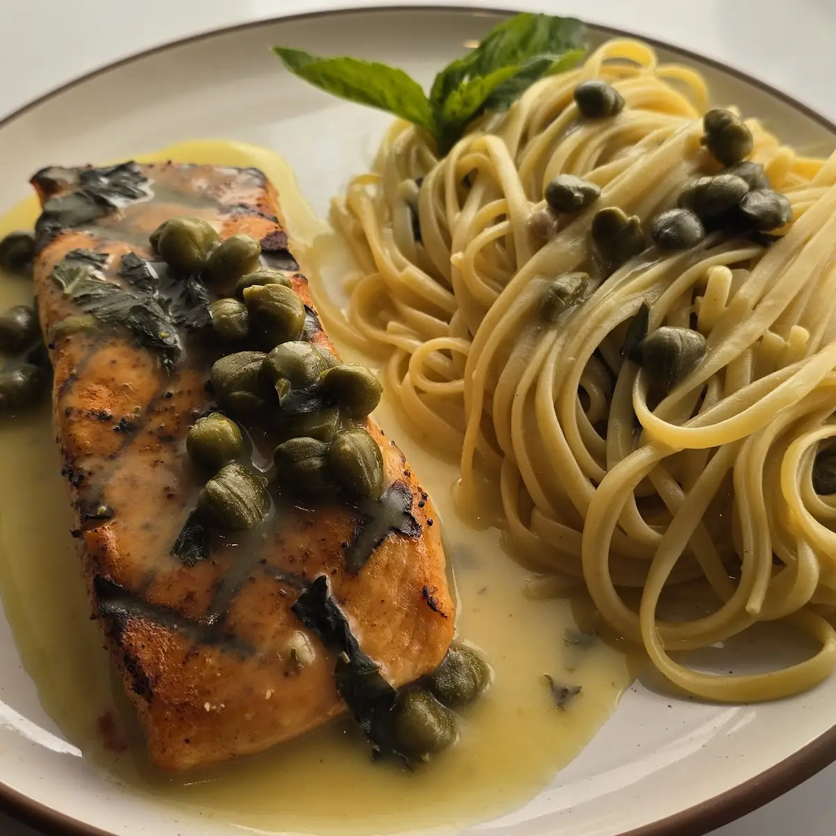 Salmon Piccata
