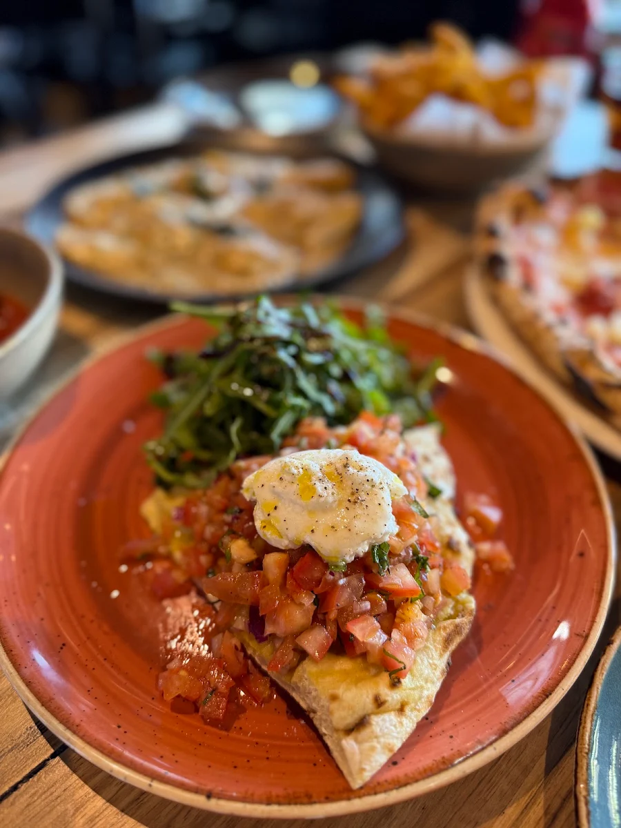 Bruschetta Stracciatella, Zero95 Pizza Bar Alphington