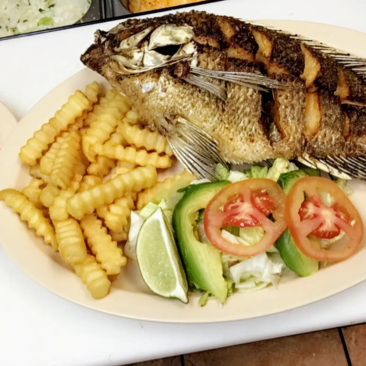 Mojarra Frita Whole Fried Tilapia