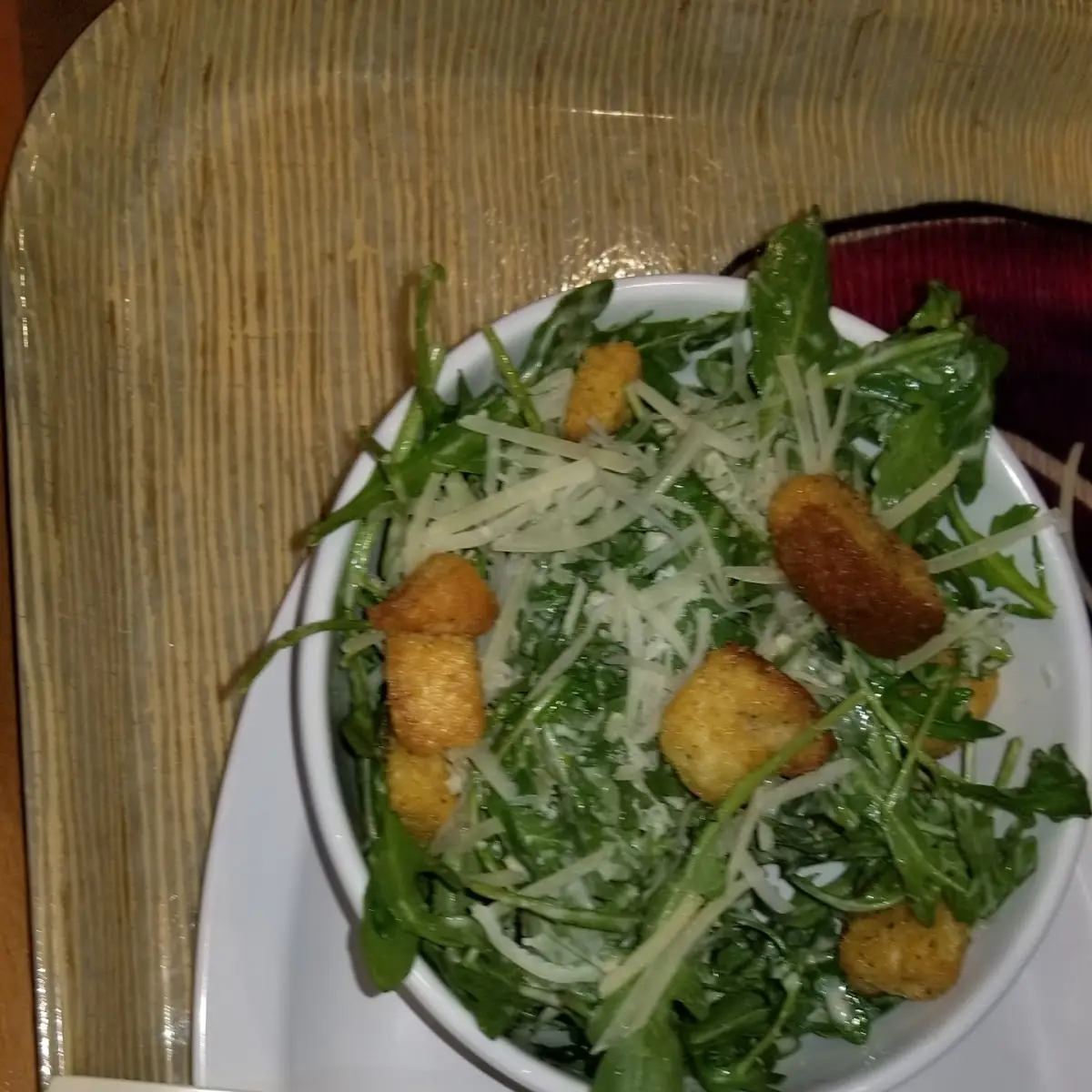 Burger and Salad