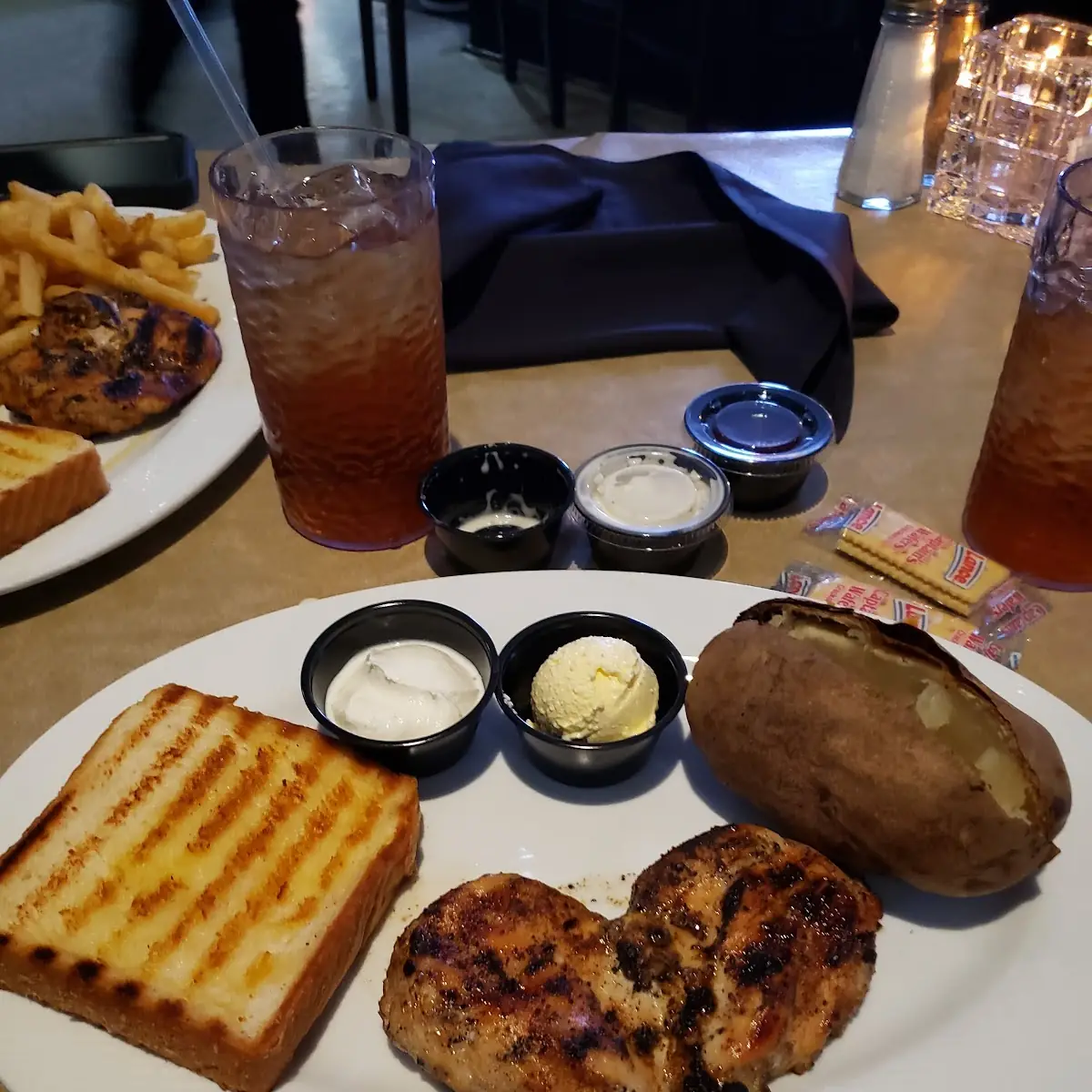 Grilled Chicken Breast with Baked Potato