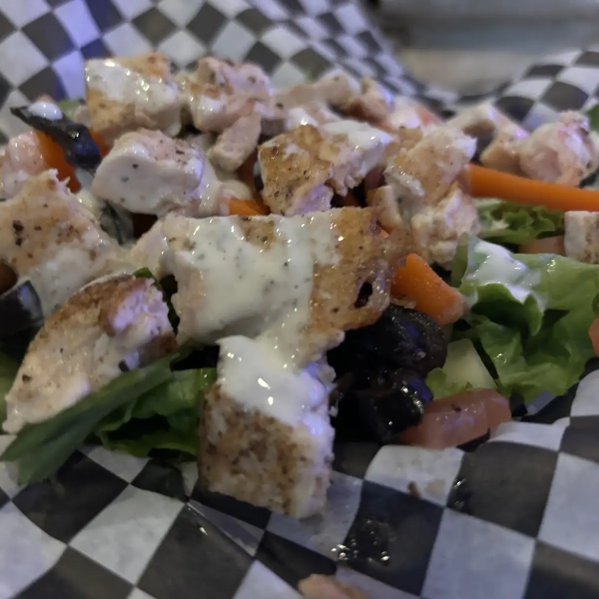 House Salad with Ranch Dressing