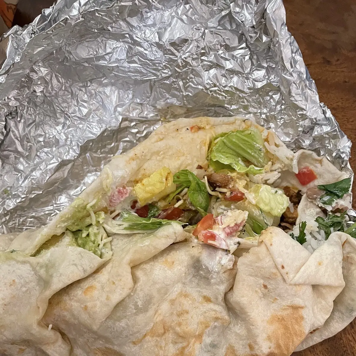 Grilled Adobo Chicken Burrito