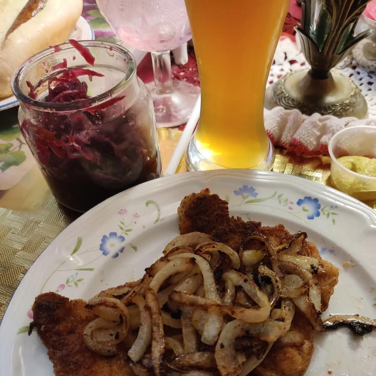 Zwiebel Schnitzel