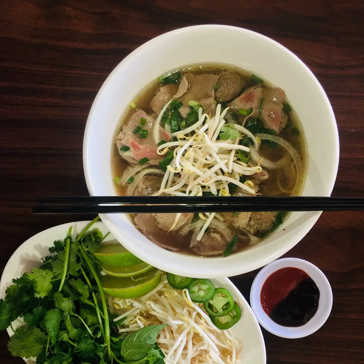 Pho with Beef Meatballs