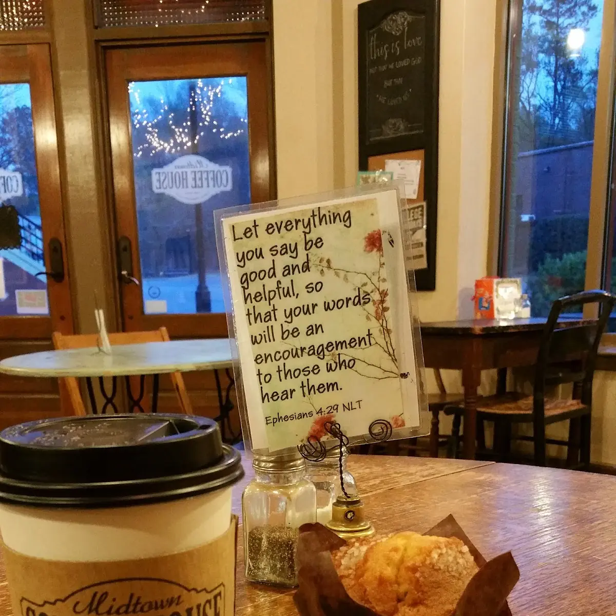 Blueberry Muffin and a Carmanilla
