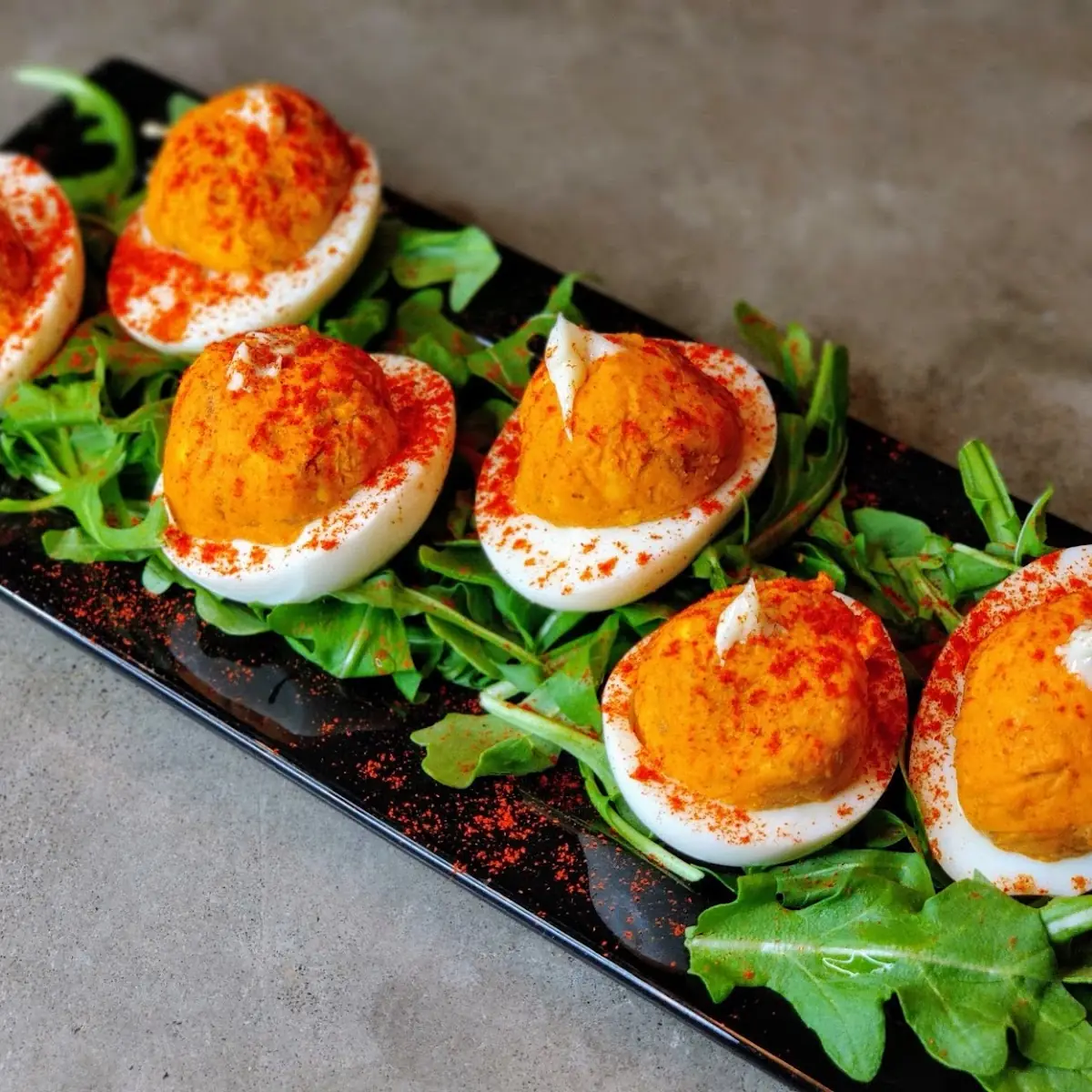 Chorizo Deviled Eggs