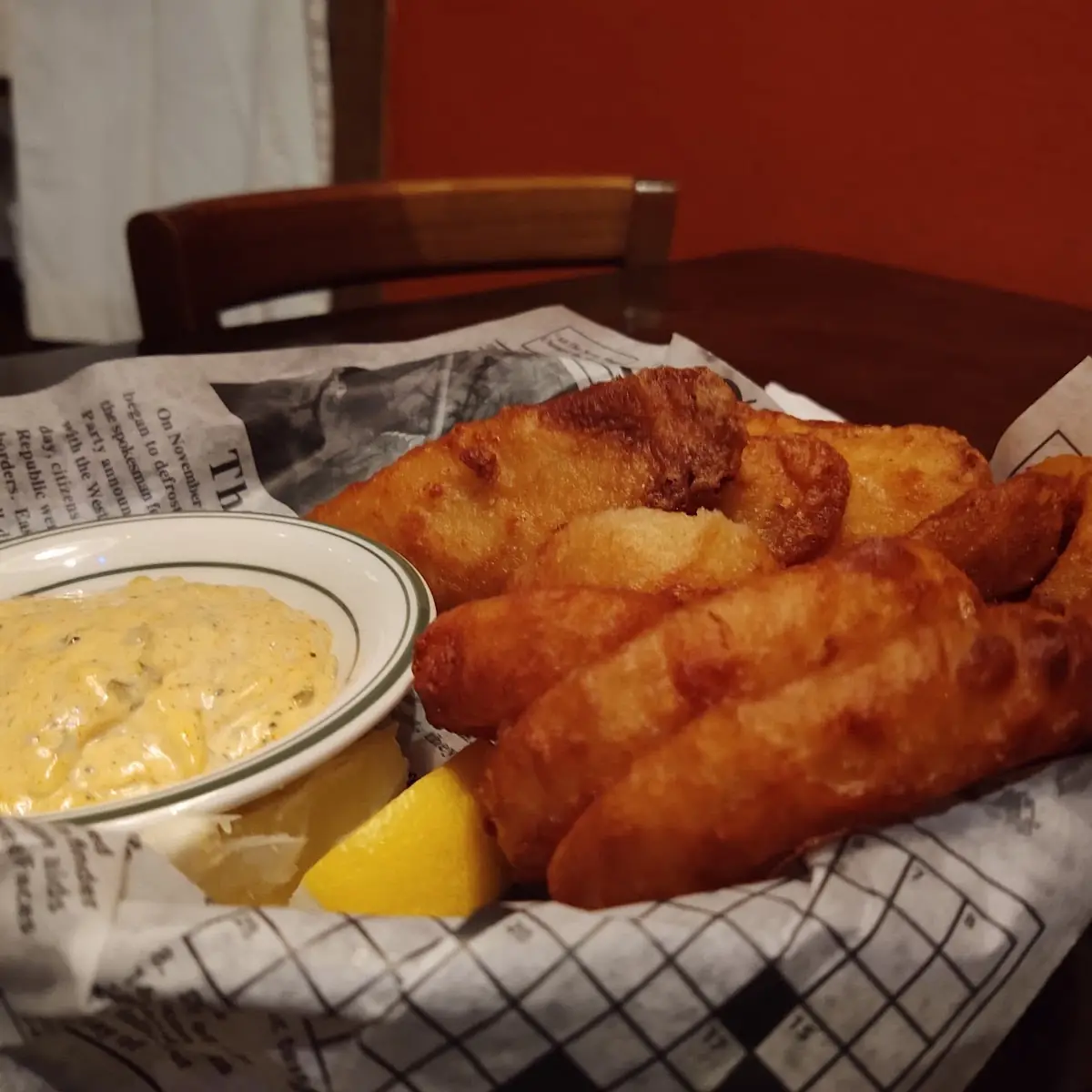 Battered Fish and Rings
