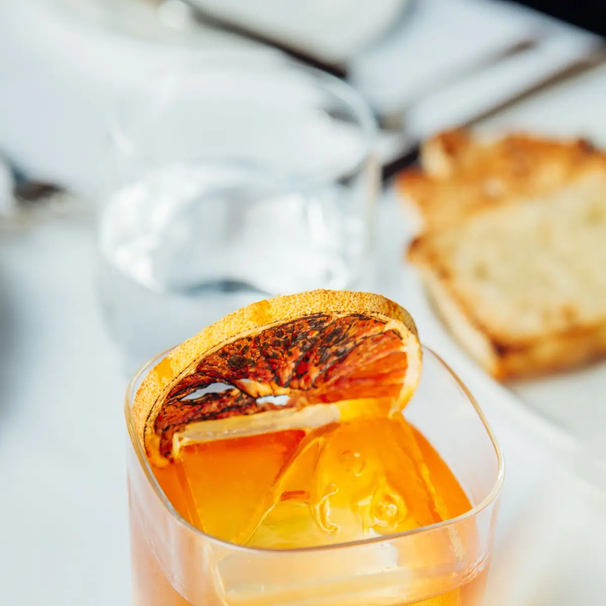 Burnt-Orange Old Fashioned