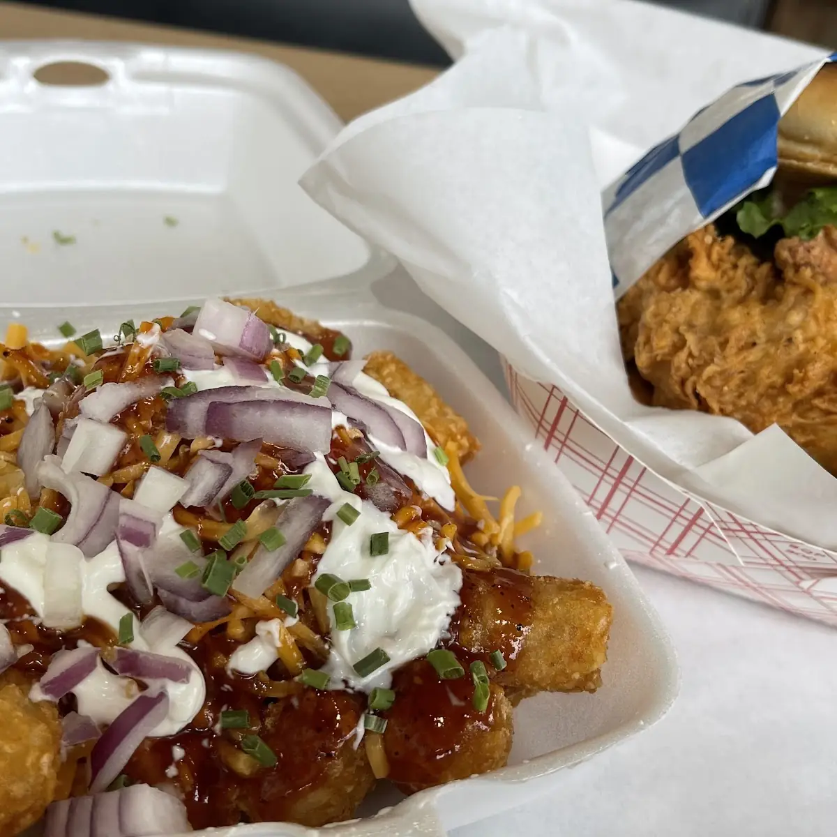 Original Sandwich and Loaded Tots