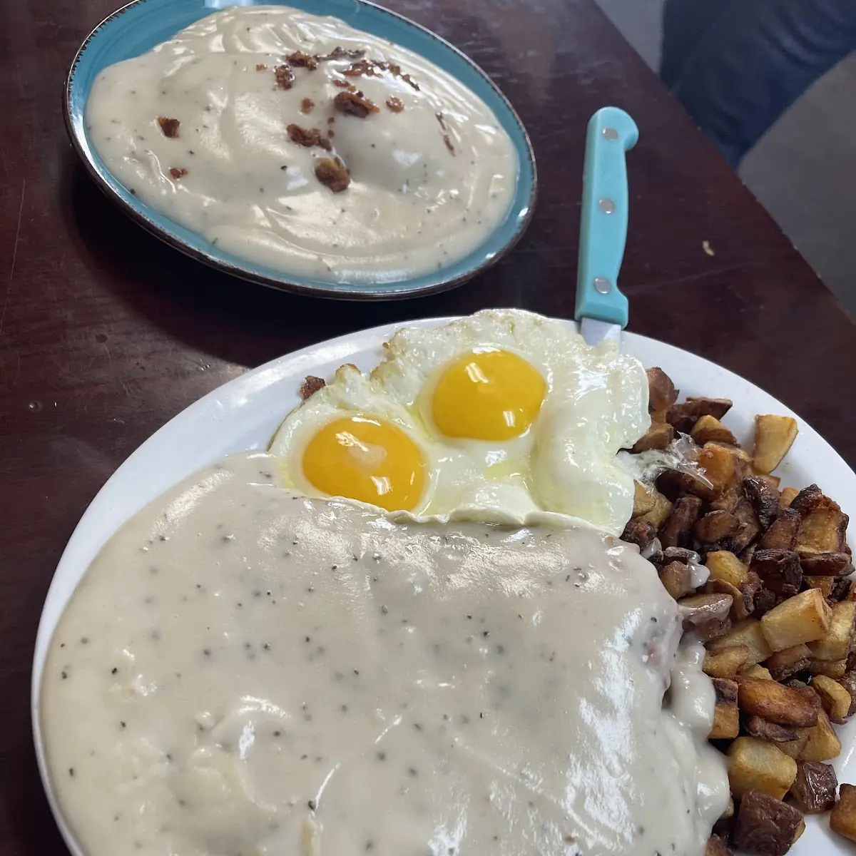 Chicken Fried Steak and Eggs