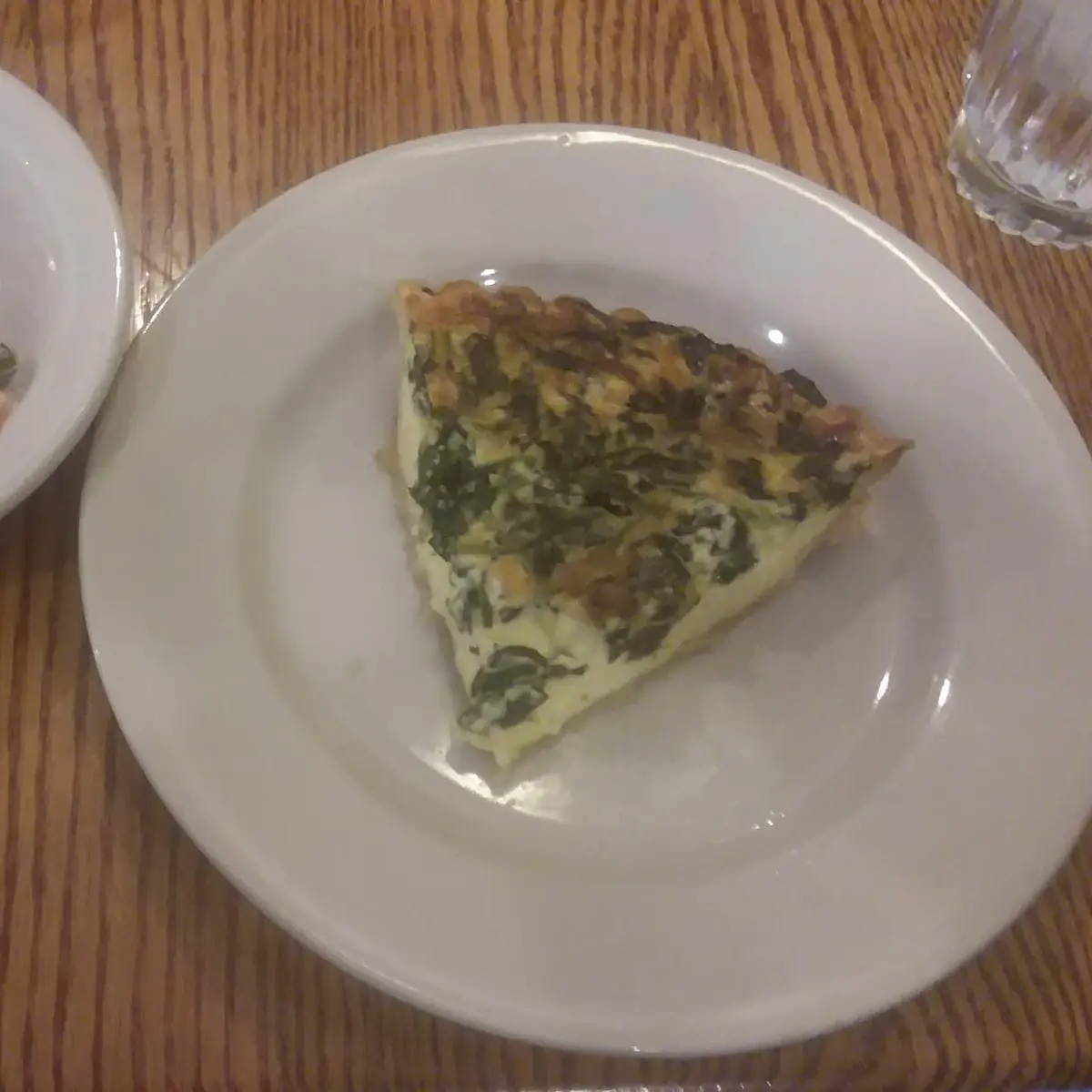 Spinach Quiche Tomato and Mozzarella