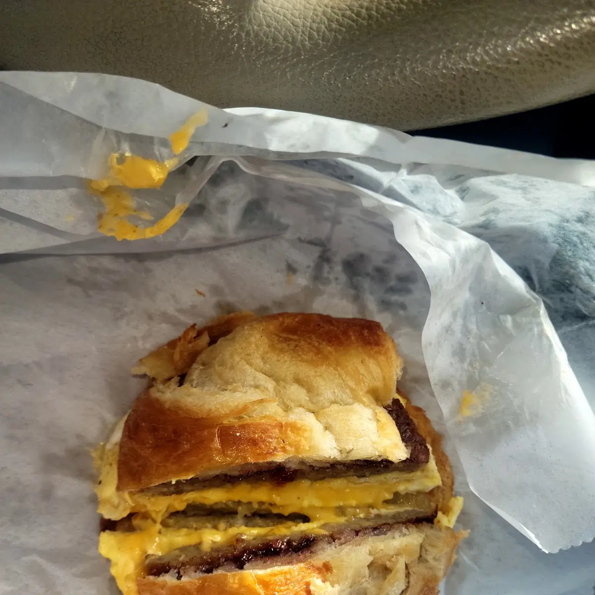 Sausage Egg & Cheese Croissant