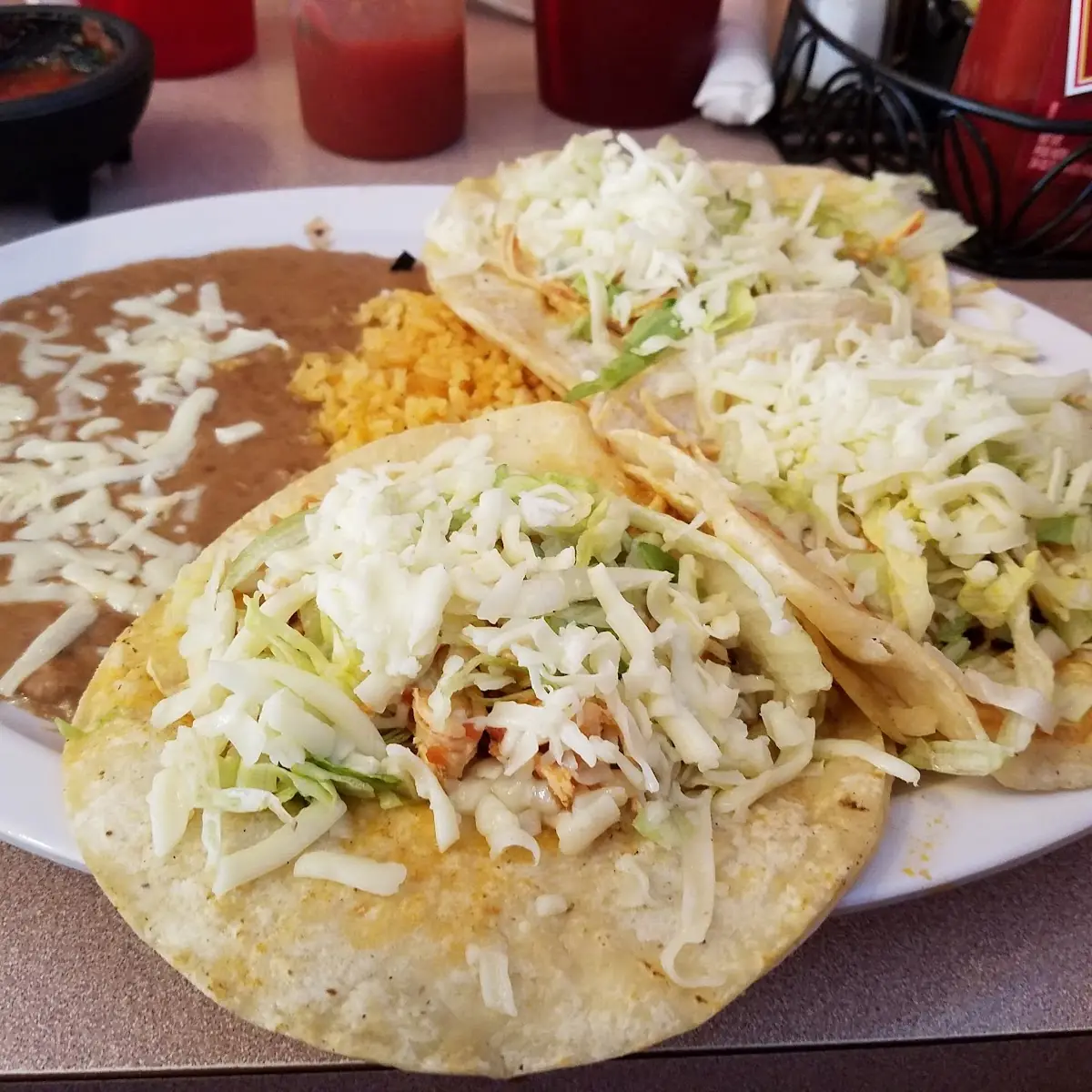 6. Hard Taco and Rice