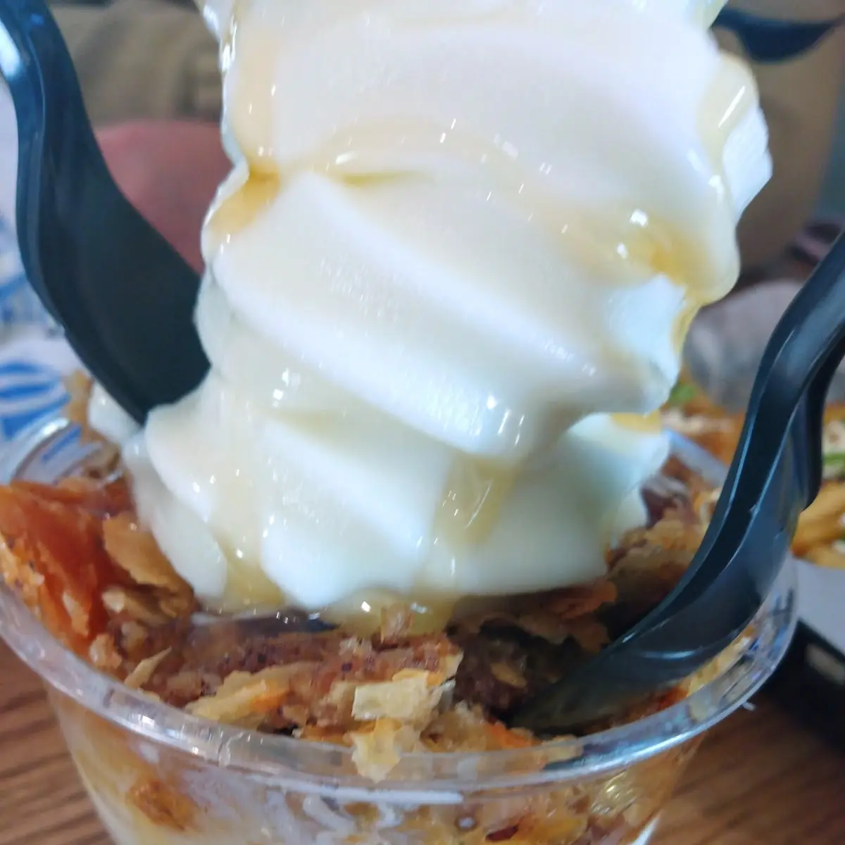 Frozen Yogurt with Baklava