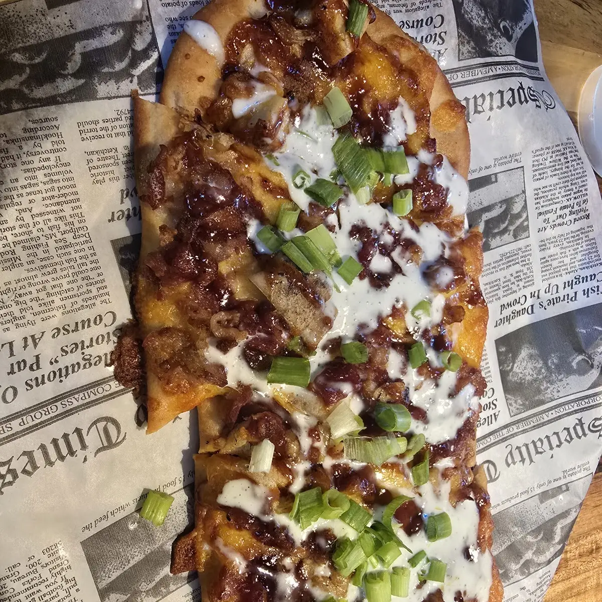 BBQ Chicken Flat Bread