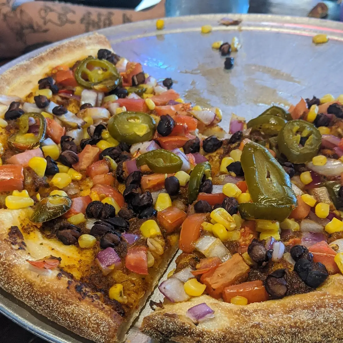 Southwest Chipotle Chicken Pizza