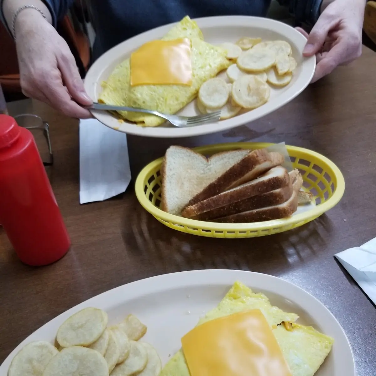Ham & Cheese Omelette with Green Peppers & Onion