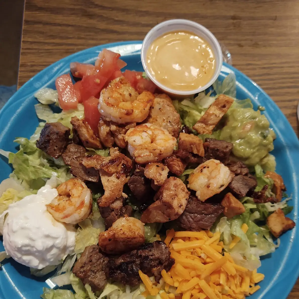 Combo Fajitas with Shrimp