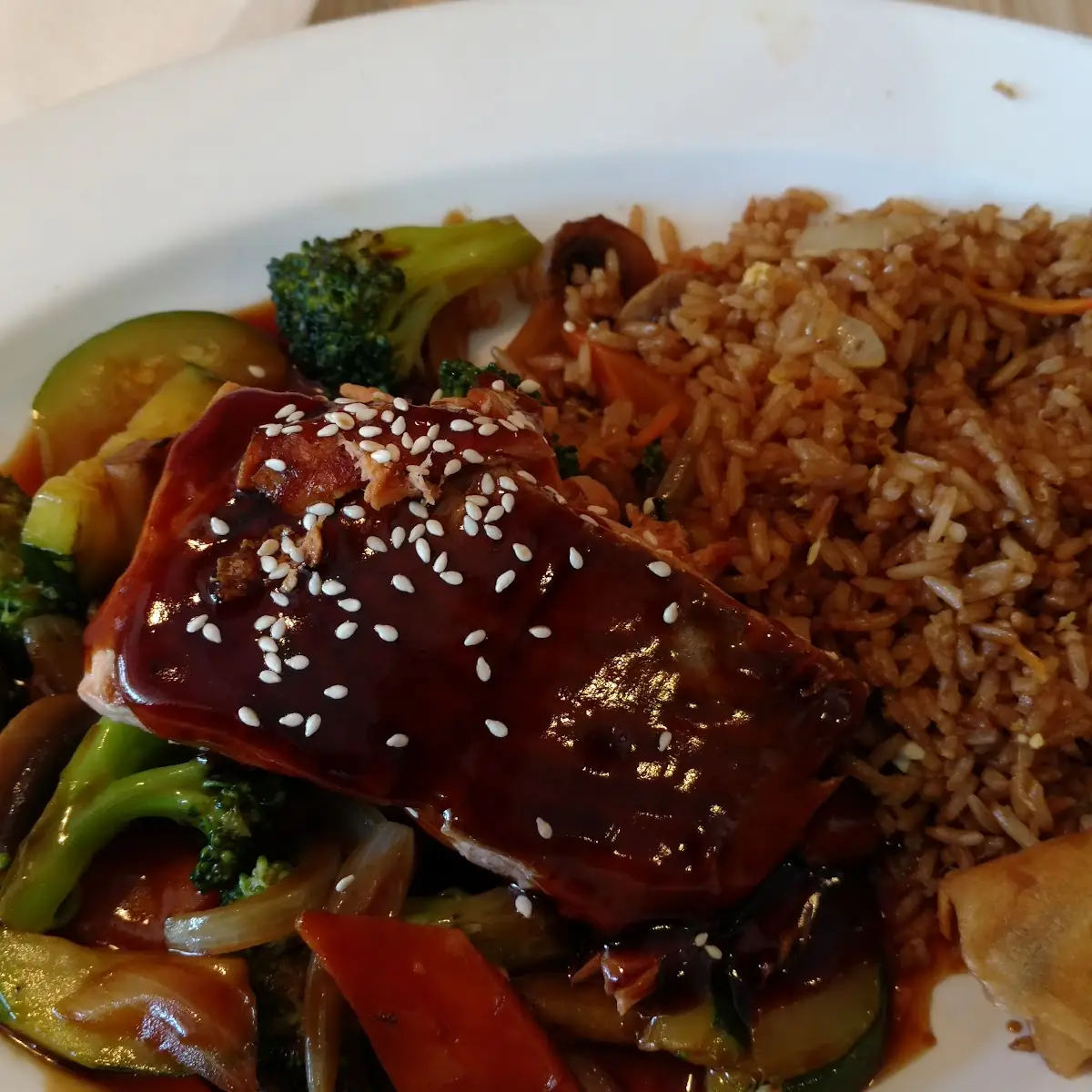 Salmon Teriyaki Stir Fry