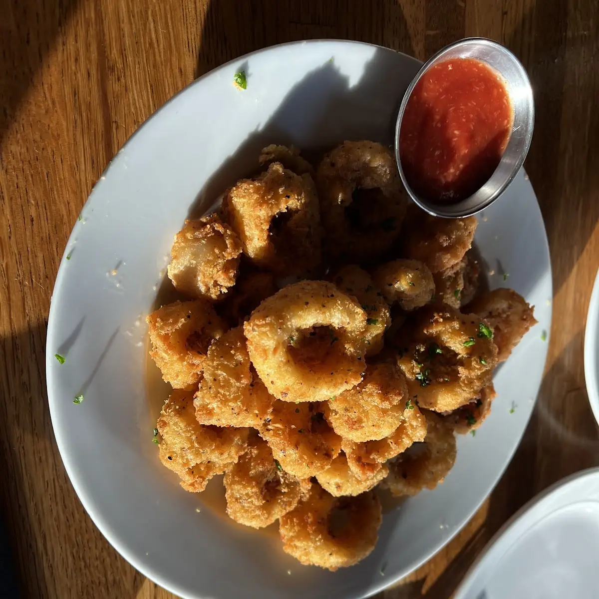 Calamari Fritti Con Salsa