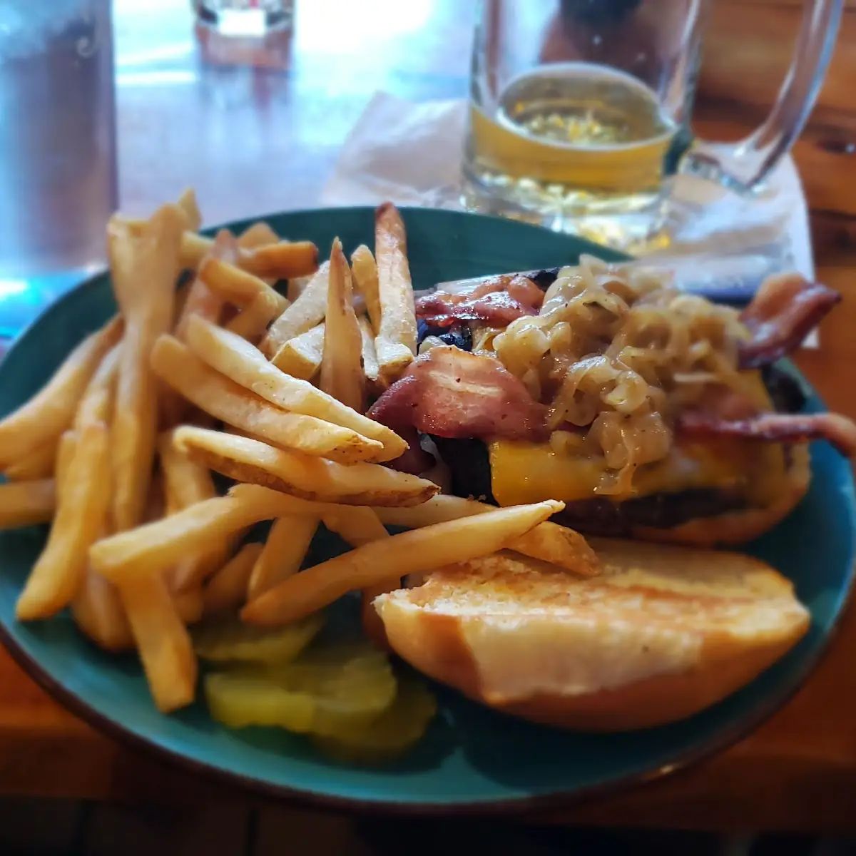 Sour Cream and Cheddar Burger