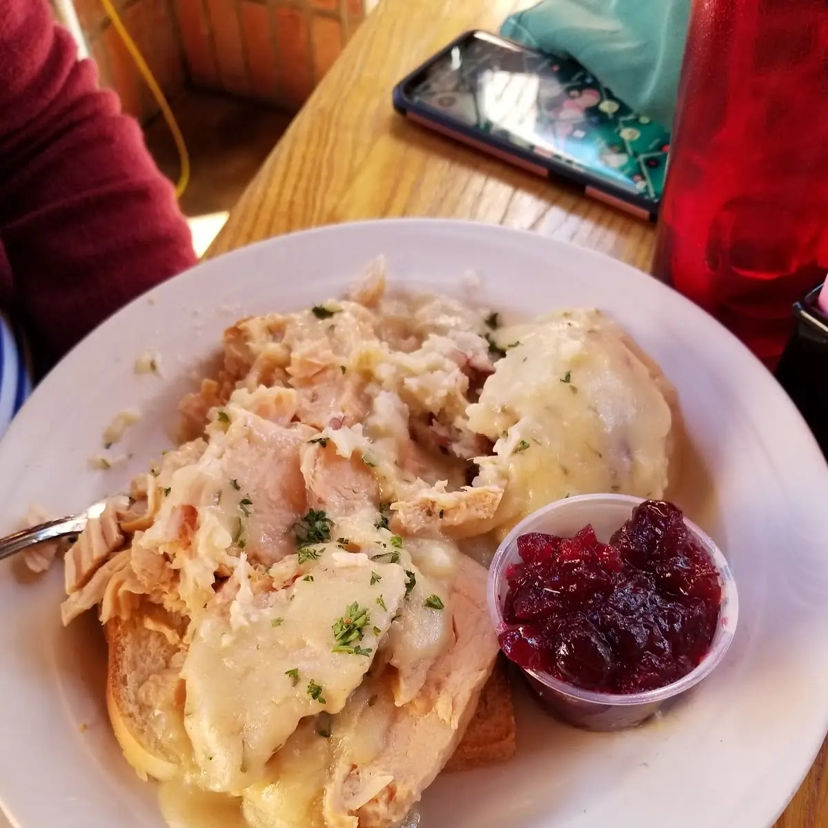 Open Face Hot Turkey