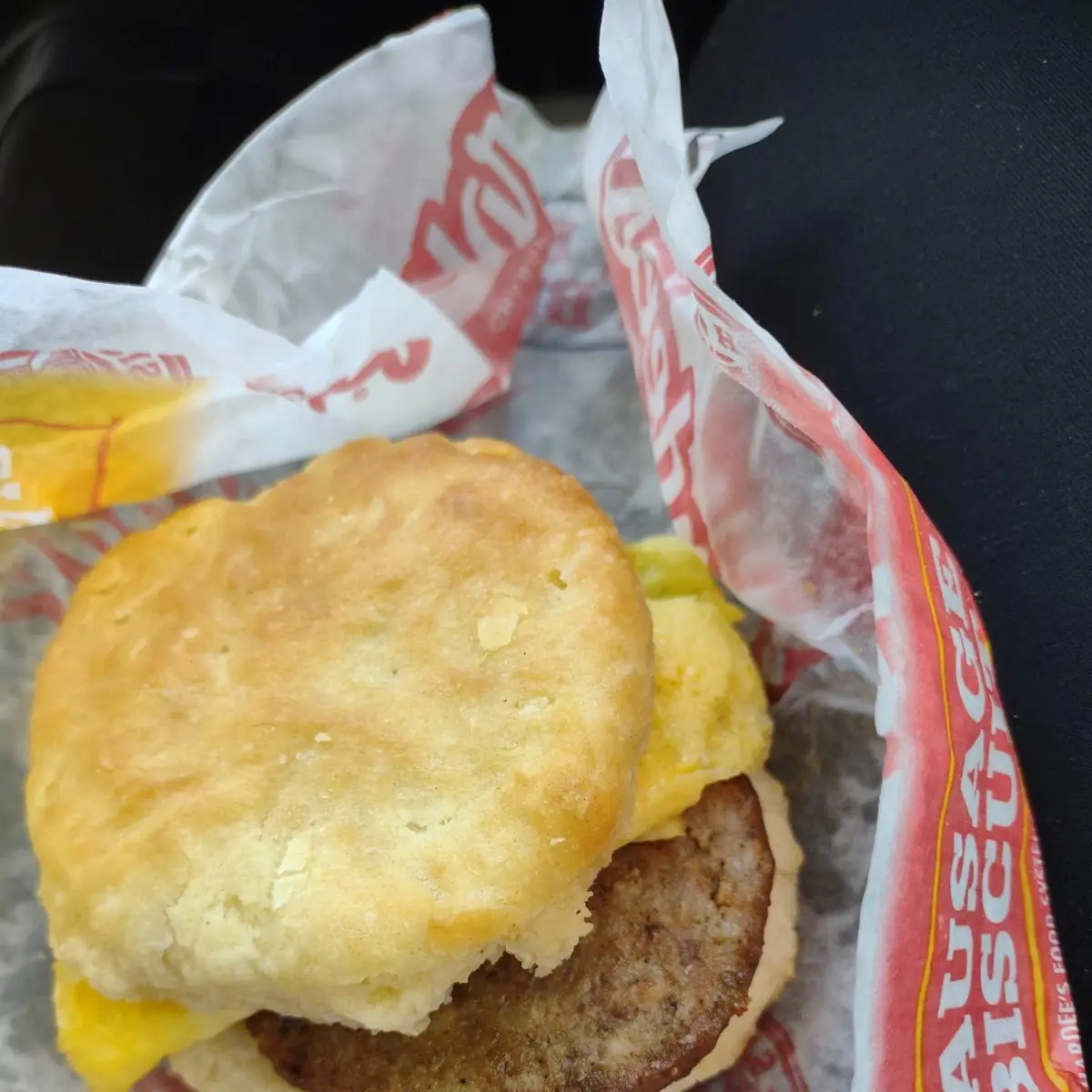 Sausage Egg and Cheese Biscuit