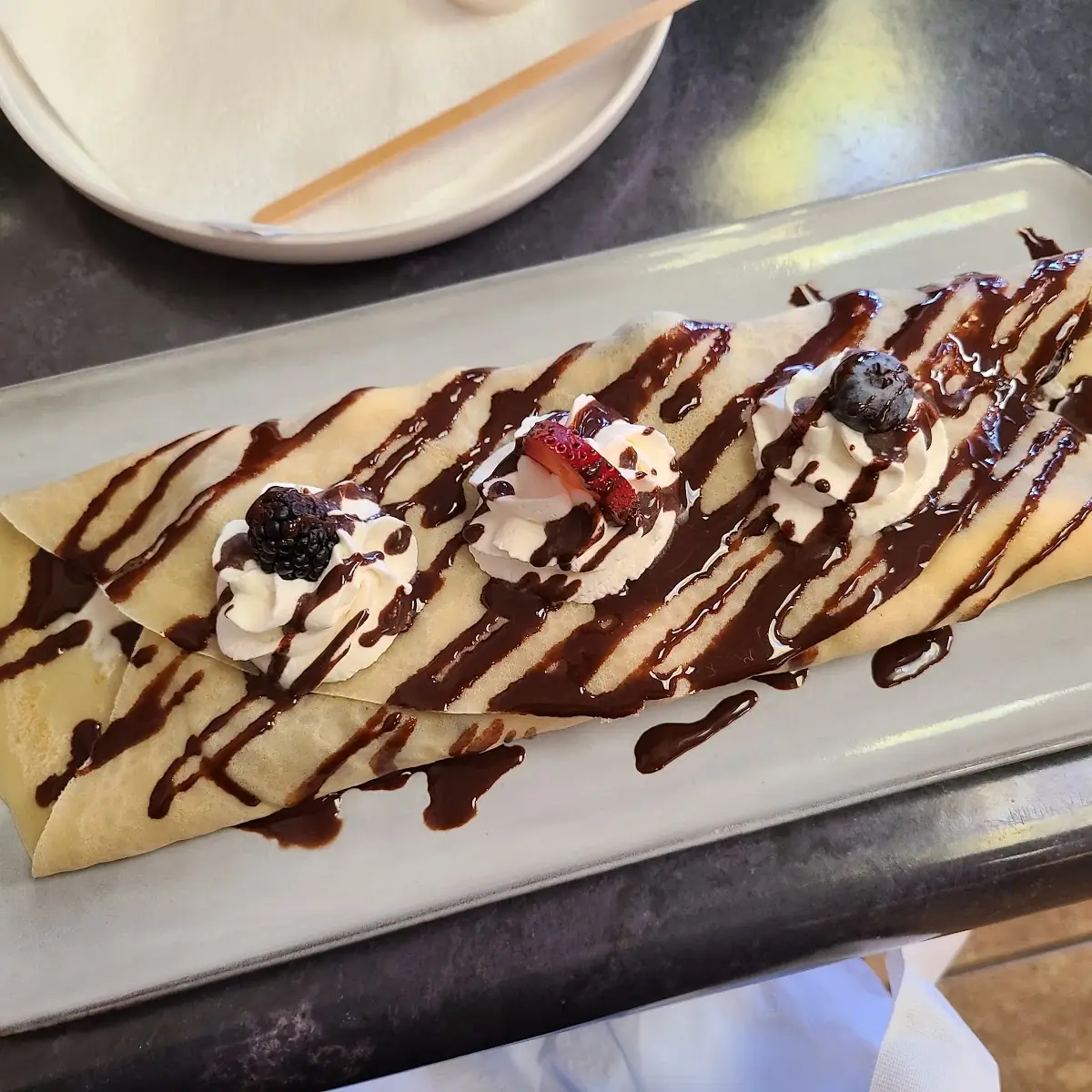 Fresh Fruit Crepes