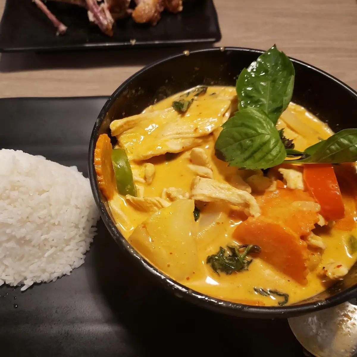 Pinapple Chicken Curry with Rice
