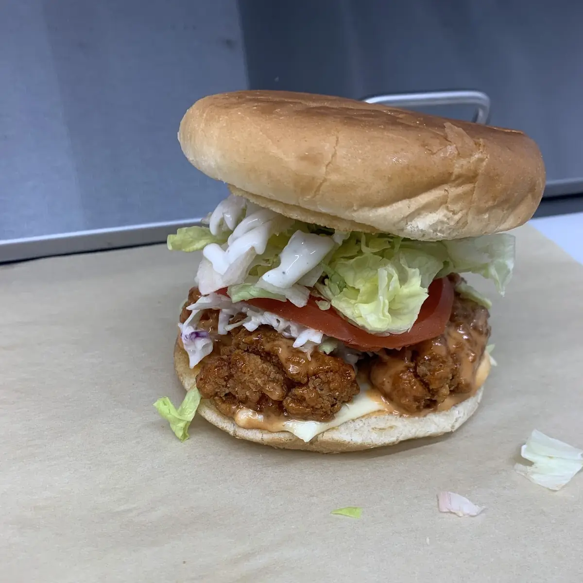Red Hot Chicken Burger