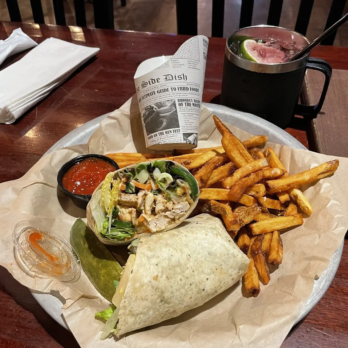 Banh MI Chicken Wrap