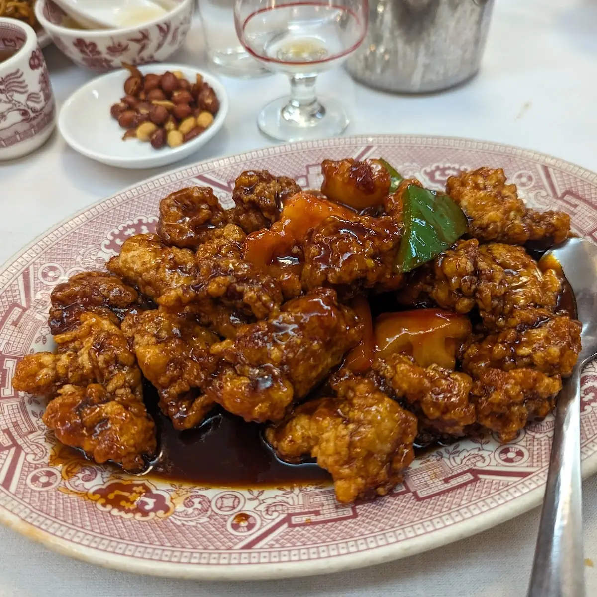 Pork Chop Peking Sauce on Rice