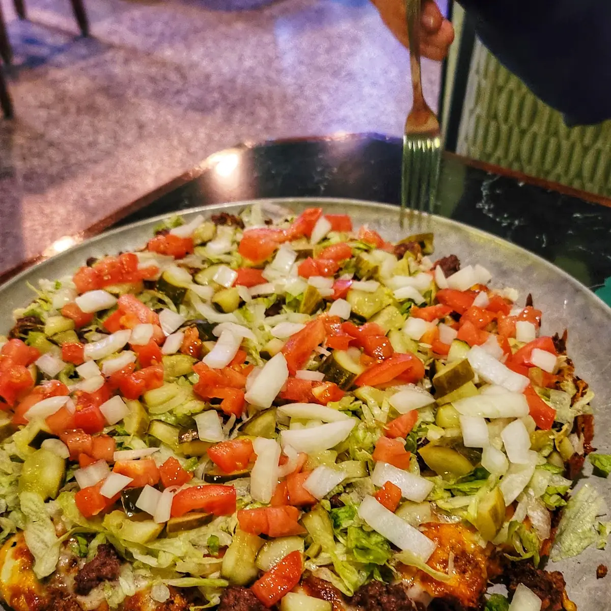 Cheeseburger Pizza