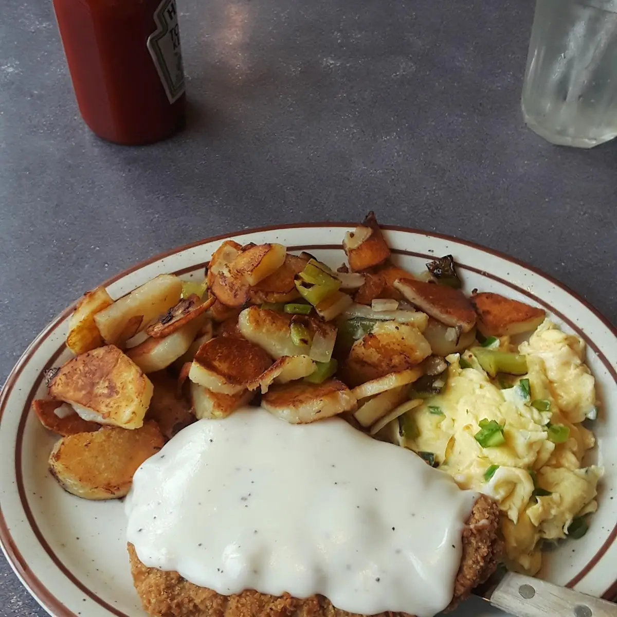 Chicken Fried Steak and Eggs