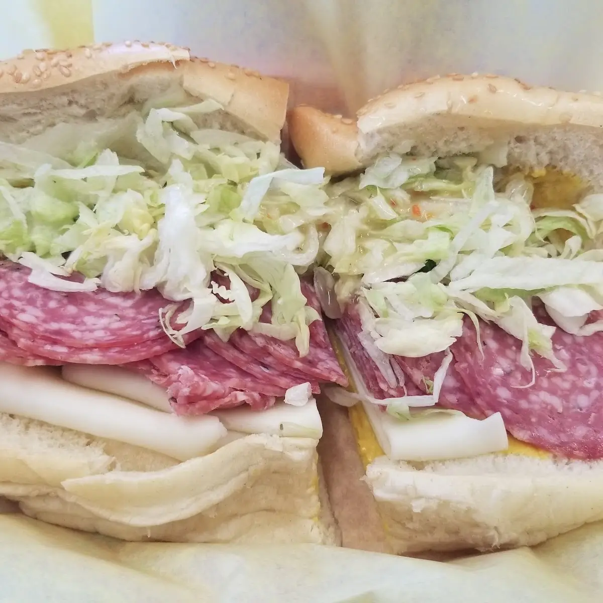 Salami and Cheese Sub