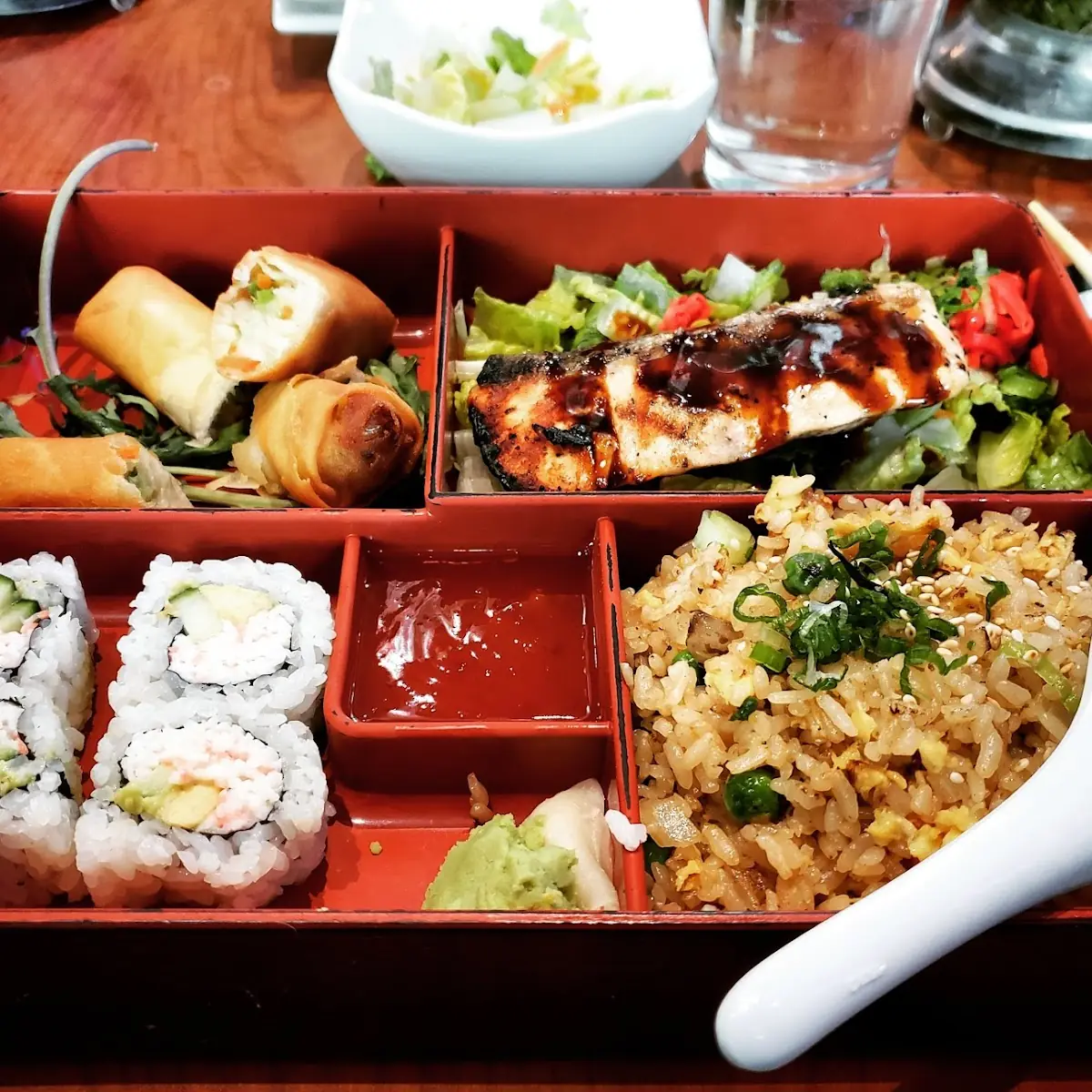 Salmon Teriyaki Bento Box