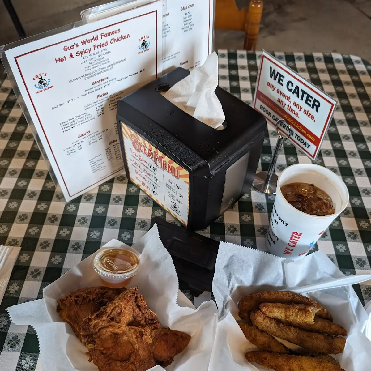 Wing and Breast and Fried Pickles Spears